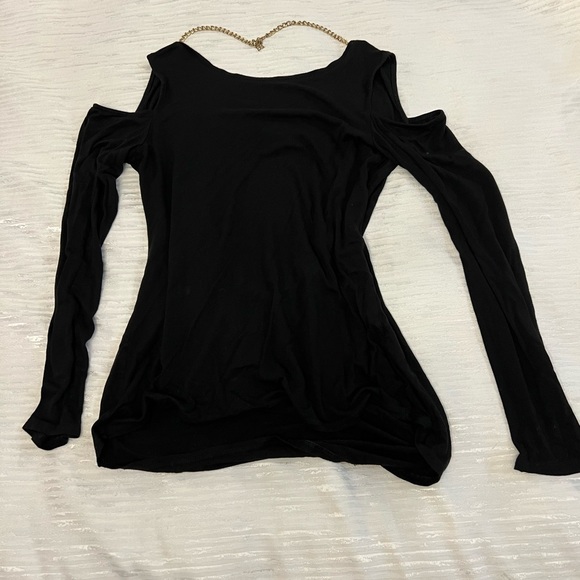BCBG Black open back top - Picture 2 of 2